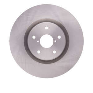 Subaru WRX STI Brake Rotor (1) - Front - R1 Concepts - Plain - `05-`20